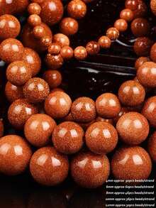 Top Grade AAA Dreamlike Gold Sandstone Beads, Suitable For Jewelry Making - Gold - View 2