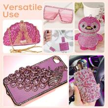 Décorations de diamants en résine strass à fond plat de 0,2 cm / 0,3 cm / 0,4 cm pour les tasses, les jouets, l'artisanat, les chaussures, les vêtements