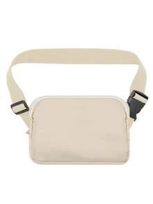 1 件运动休闲风格防水材料女士腰包男士腰包多功能斜挎包可容纳眼镜、手机、钥匙、钱包 - 彩色 - 查看 10