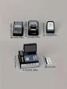 7pcs Miniature Supermarket Checkout Counter Set, Plastic Material, Teen Creative Toy, No Power Required, Suitable For Party, Holiday Gift (Needs Self-Assembly) - Multicolor - View 2