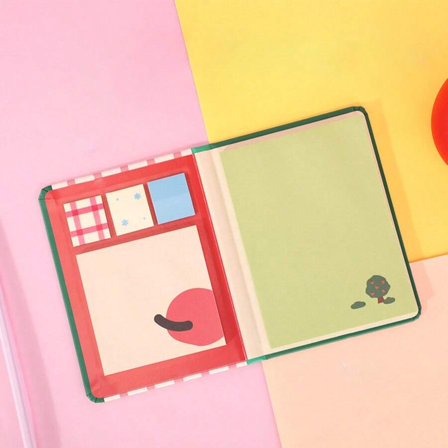 1 件手持记事本照片笔记本包装多尺寸记事本，适用于学校用品，返校 - 紅色 - 查看 1