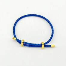 1 chiếc Vòng tay kim loại đơn khóa PU màu trơn phong cách học sinh có thể điều chỉnh, phù hợp với phụ nữ, phụ kiện tự làm, quà tặng cho bạn thân/chị gái/ngày của mẹ, trang phục hàng ngày đa năng - Nhiều màu - Xem 17