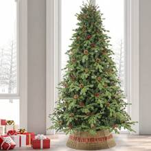 Weihnachtsbaum Kragen, landhausstil handgewebter Baumkorb als Basis Abdeckung, Bauernhaus Weihnachtsdeko Baumrock Ring, geeignet für künstliche Bäume. Von gewebten Mustern bis hin zu konischen Designs, diese Weihnachtsbaumunterlage kann zu jedem Weihnachtsbaum passen