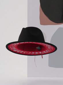 1 pièce Chapeau de cowboy/cowgirl en feutre unicolore unisexe, chapeau personnalisé avec des gouttes peintes à la main, chapeau Panama confortable, fedora de style britannique de luxe, casquette ronde de style punk original pour l'extérieur - Look élégant, nouveau chapeau de cowgirl vintage pour le style de rue, esthétique élégante, convient pour les dîners, les soirées à thème et les célébrations occidentales