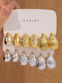 Ensemble de bijoux mode, polyvalent, rafraîchissant, minimaliste, multicolore en CCB