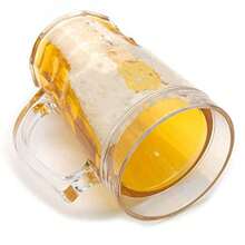 YUFake Beer Mug 450ml Creative Double Mezzanine Doublelayer Frozen Beer Mug Extra Large Capacity Durable Home Decoration Accessories Wine TumblersYU - 透明度 - 查看 4