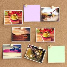 1 盒木制图钉套装，包括方形图钉、角形图钉、圆柱形图钉和各种形状 - 彩色 - 查看 5