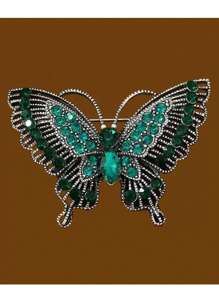 1 pieza Broche de solapa de aleación de zinc con diseño de mariposa, accesorio de alta gama para decorar abrigos, sombreros, bolsos, mochila unisex para la escuela