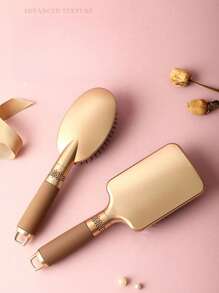 3pcs Set: Square Air Cushion Comb + Round Air Cushion Comb + Curling Comb - 1 Comb, Styling Comb, Haircut Comb, Curling Comb, Air Cushion Comb, Pointed Tail Comb, Massage Comb, Bone Comb, Detangling Brush, Massage Tool, Hair Coloring Brush, Head Massaging Scratcher, Easily Glides Through Tangles, Plastic Detangling Tool, Blow Dry & Straighten, Oval Hair Pad Brush, Suitable For Thick/Curly/Fine/Long/Short Hair Dry & Wet, Suitable For Women And Men, Air Cushion Anti-Static Comb, Plastic Massage Anti-Static Hair Brush, Practical Hair Care, SPA Head Massager, Home Curling Hair Comb