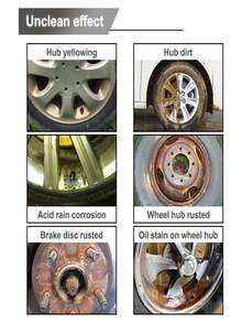 1pc/30ml Car Wheel Rust Remover, Auto Paint Rust Stain Cleaner And Brightener, Rust Converter