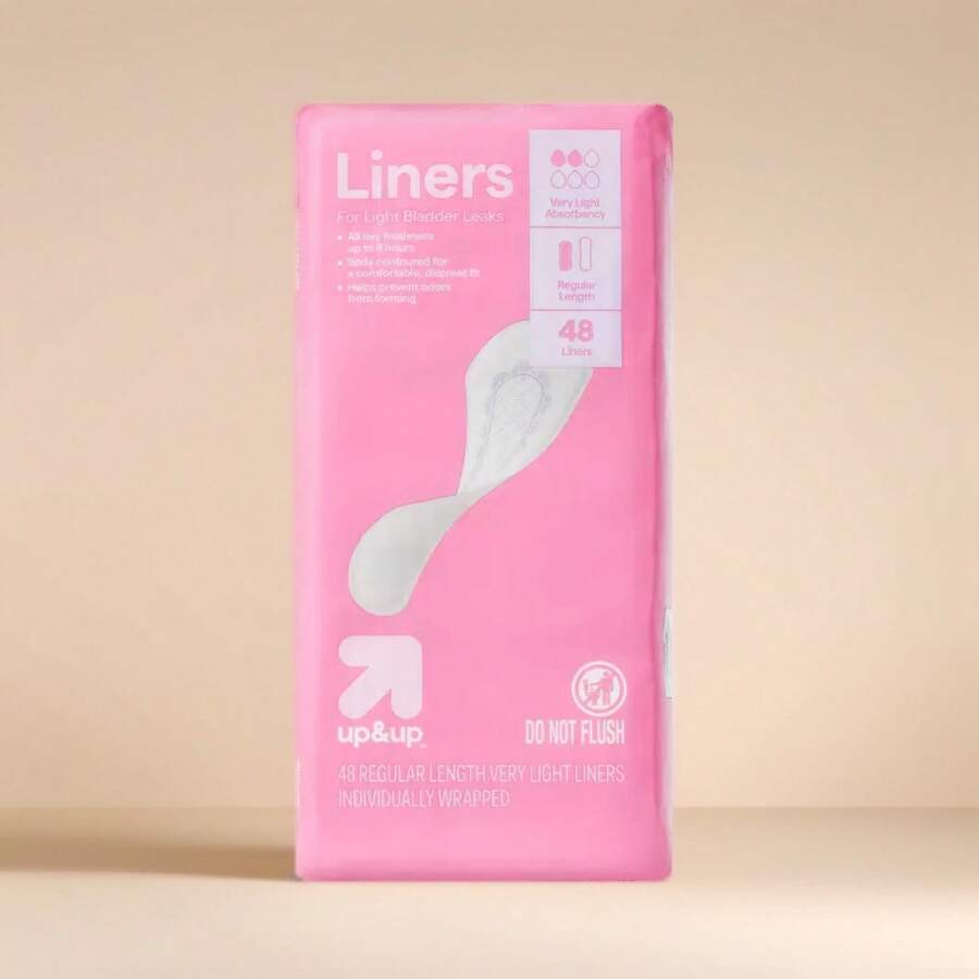 Panty Liners - Very Light Absorbency - Regular - 48ct - Up&Up™ - 1 - View 1