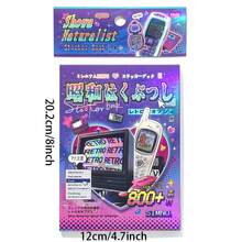 1pc Japanese-Style Retro Cute Cartoon Girl Creative Stickers, Japanese Showa Sticker Book Series, Suitable For Scrapbooks And DIY Creative Projects., School Supplies,Back To School - Multicolor - View 2