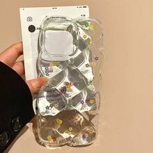 Flower Rhombus Glitter Protective Case Compatible With IPhone 13 Pro Max, Fashionable 13 Pro INS Style, 13/12/12 Pro Max/11/XS Anti-Fall New Design Waterproof Shockproof Scratch Resistant - Multicolor - View 2
