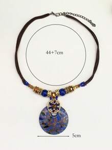 1 pezzo di moda bohémien perline di vetro regalo del festival Collana donna a catena collarbone