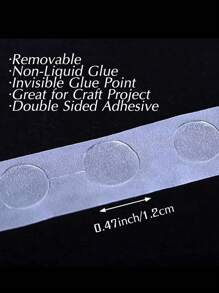 400pcs Easy-Peel Double-Sided Adhesive Dots For Secure Crafts & Wedding Decor, Removable & Versatile