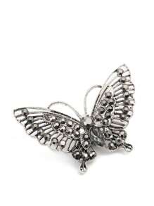 1 pieza Broche de solapa de aleación de zinc con diseño de mariposa, accesorio de alta gama para decorar abrigos, sombreros, bolsos, mochila unisex para la escuela