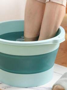 Foot Soak Basin, Portable Foot Therapy Tub, Plastic Foot Soak Basin, Foldable Foot Therapy Basin, Foldable Bathtub, Laundry Basin, Washing Basin, Space-Saving Storage Container, Portable Foldable Silicone Basin, Foldable Wash Basin, Foot Soak Bucket, Home & Knee-Deep Bucket, Travel Portable Foot Wash Basin, Foldable Massage Foot Spa Basin, Foot Care Tools, Home Supplies - View 5
