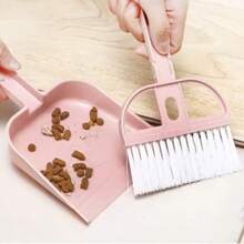 Cat Hamster Dustpan Small Broom Set Pet Professional Cleaning Tools Rabbit Pooper Scooper Guinea Pig Toilet Broom