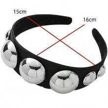 1 件女士时尚头带，休闲复古街头风格，优雅大方，适合日常使用，送给朋友的礼物，休闲，派对，通勤，海滩，发带，发箍，发饰