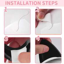2 phụ kiện mũ bảo hiểm tai mèo, hoàn hảo cho xe đạp điện và xe máy, màu đen, hồng, xanh, trang trí theo chủ đề mèo đen nguyên chất - Nhiều màu - Xem 6