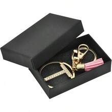 Letter Keychain Women Purse Charms Handbags Alphabet Initial Letter Pendant With Tassel - Gold-t - View 4
