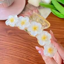 1pc Oversized Sunflower Claw Hair Clip, Cute & Versatile Floral Hair Accessory Hair Clips Hair Jaw Clip Hair Clamps Hair Clutch Hair Catcher Clip - Yellow - View 15
