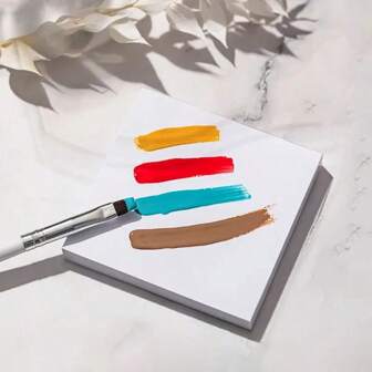 50pcs Double-Sided Thick Disposable Nail Art Palette, Portable Nail Polish Color Mixing Blending Paper,Nail Supplies,Nail Tools,Nail Art Tools,Back To School,Nails,Nail Tools For Press On Nails