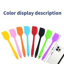 Juego de 1/5 espátulas, raspador de silicona con núcleo de acero inoxidable, mini raspador de silicona, raspador de mermelada, herramientas para mezclar y hornear pasteles, raspador de crema resistente al calor, adecuado para mezclar, cocinar, hornear - Multicolor - Ver 9