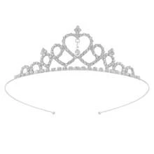pokemon 1 Stück Prinzessin Kristall Krone, Geburtstags Party Haarband, Braut Hochzeit Tiara, 18. Volljährigkeitsfeier Kopfschmuck Accessoire