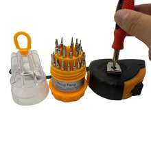 31pcs Precision Magnetic Screwdriver Set, Multi-Functional Manual Screwdriver Tool Kit For Computer, Laptop, Watch, Glasses, PC, Camera, Electronics Repair - Multicolor - View 4