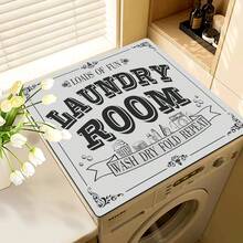 1 件优质防滑橡胶垫，适用于洗衣机和烘干机 - 防水、易清洁、厨房和洗衣房顶部保护垫 - 23.6x19.6 英寸，多种颜色可选 - 彩色 - 查看 14