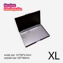 带镜子的磁性化妆盘，空旅行化妆收纳盒，可DIY粉饼或眼影盘，化妆品，价格实惠，房间装饰，梳妆台，旅行，卧室，化妆配件，经济实惠，圣诞礼物，化妆品，化妆工具，廉价商品，礼物，女士礼物，圣诞礼物，赠品，旅行，廉价商品，旅行必备 - 彩色 - 查看 8