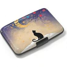 RFID Blocking Mini Aluminum Card Holder Wallet For Women - 月光貓 - 查看 1