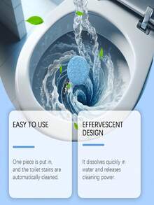Toilet Cleaning Effervescent Tablets, Daily Household Toilet Descaling, Deodorizing Cleaning Fizzy Tablets