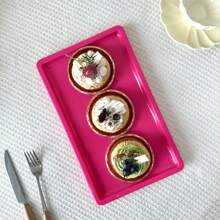1 Piece.Rectangular Decorative Plastic Cupcake Stands For Wedding And Birthday Decorations Pink Holiday Decorations For Parties