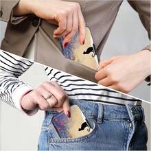 RFID Blocking Mini Aluminum Card Holder Wallet For Women - 月光貓 - 查看 6