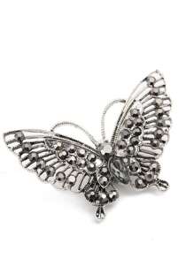 1 pieza Broche de solapa de aleación de zinc con diseño de mariposa, accesorio de alta gama para decorar abrigos, sombreros, bolsos, mochila unisex para la escuela