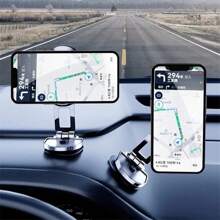 Rotatable Magnetic Car Phone Holder Magnet Smartphone Support GPS Foldable Phone Bracket In Car For