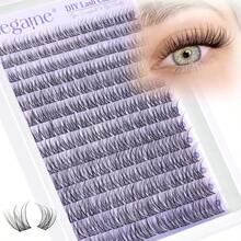 Natural Lash Clusters Wispy Cluster Eyelash Extensions Short C-Curly DIY Lash Extension 168Pcs Wispy Individual Lashes Natural Look Eyelash Clusters 10-16MM By Friend's Gift - B- Natural - View 1