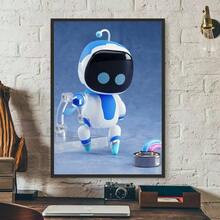 1 件游戏可爱 A-Astro B-Bot 卡哇伊海报防水墙贴适用于酒吧客厅复古装饰高品质印刷礼物无框 - 彩色 - 查看 15