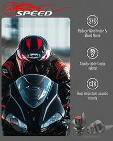 Motorcycle Ear Plugs, 3pairs Reusable Earplugs For Wind Noise Reduction-Comfortable Ear Protection Under Helmet For Motocycles,Motobike,Racing-Gifts For Motorcycle Lovers (24dB) - Multicolor - View 6