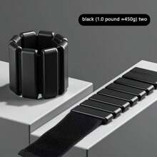 MEIYIXING Bandas de peso para pierna o muñeca MEIYIXING, ajustables, de material de silicona color rosa amigable con la piel, para yoga, baile, gimnasio y entrenamiento de resistencia