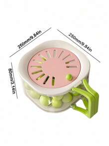 1 pièce Passoire rotative, bol de drainage de cuisine panier à laver les légumes, panier à laver les fruits et légumes, panier à soupe, passoire à baies, passoire à couper les fruits, petit panier pliable avec ensemble de passoire en plastique, mini kit pour la maison