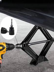 千斤顶扳手、家用汽车维修工具、剪式千斤顶、轮胎更换扳手 - 彩色 - 查看 3