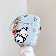 Limited Edition Sanrio Hello Kitty & Kuromi Cute Cartoon EVA Storage Bag - Portable Cable Organizer, Charger Carry Case, Earphone & USB Drive Storage Pouch With Handle And Zipper