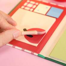 1 件手持记事本照片笔记本包装多尺寸记事本，适用于学校用品，返校 - 紅色 - 查看 3
