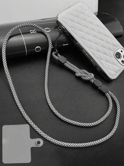 1 pezzo Laccio lungo per telefono, cordino sganciabile per telefono a tracolla, portaoggetti antiscivolo per decorazione borse