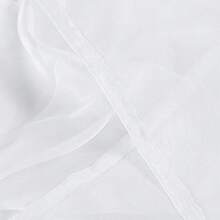 White Sheer Curtains Transparent Voile Rod Pocket Curtain Panels For Bedroom And Living Room (52 X 84 Inches Long, 2 Panels) - 紅白色 - 查看 6