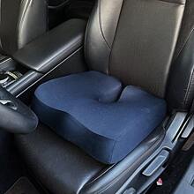1pc Memory Foam Foam Height-Increasing And Enlarged Outdoor Courtyard Seat Cushion Anti-Slip, Home Decoration Outdoor Rest Slow Rebound Pillow Seat Cushion, Upgraded Accessories Ergonomic Spine Protection Support Seat Cushion, Office Chair Long-Term Sitting Seat Cushion, Car Height-Increasing Cushion, Anti-Slip Bottom