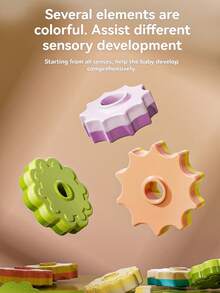 婴儿玩具旋转塔彩虹旋转盘漏斗积木早教玩具，7层发声摇晃玩具，沙锤，学生，文具，学校用品，学校玩具，婴儿玩具，幼儿玩具，游戏室 - 彩色 - 查看 7